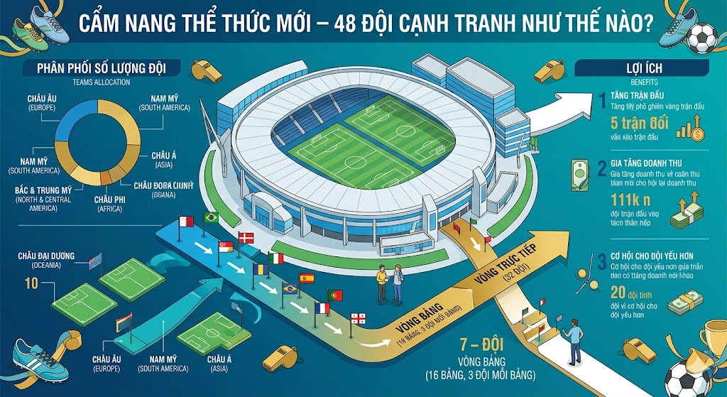 48 đội cạnh tranh như thế nào?